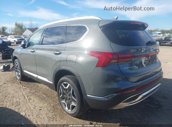 5NMS5DA15PH010672 2023 HYUNDAI SANTA FE HYBRID Gray Հետևի ձախ