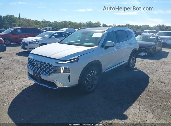 5NMS5DA17PH000984 2023 HYUNDAI SANTA FE HYBRID White Front left