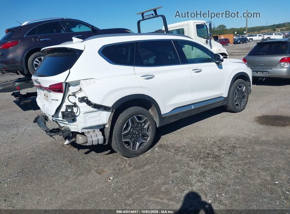 5NMS5DA17PH000984 2023 HYUNDAI SANTA FE HYBRID White Rear right