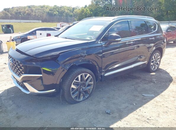 5NMS5DAL0NH457943 2022 HYUNDAI SANTA FE CALLIGRAPHY Black Передня ліва чверть