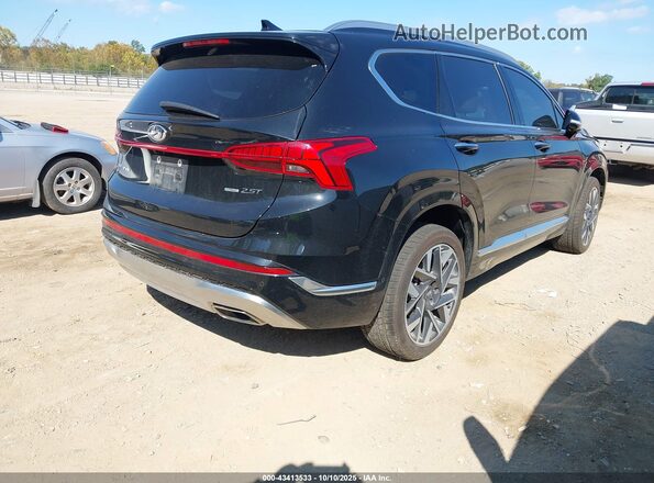 5NMS5DAL0NH457943 2022 HYUNDAI SANTA FE CALLIGRAPHY Black Задня права чверть