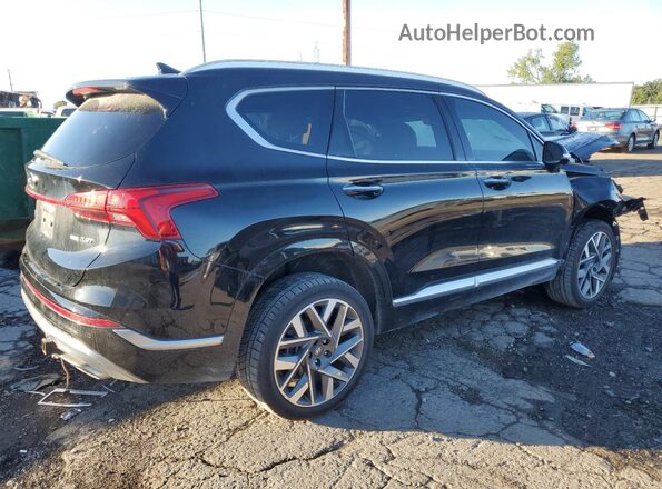 5NMS5DAL1NH424191 2022 HYUNDAI SANTA FE CALLIGRAPHY Black Задня права чверть