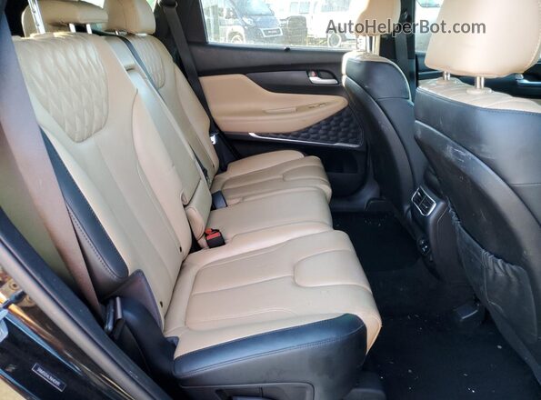 5NMS5DAL1NH424191 2022 HYUNDAI SANTA FE CALLIGRAPHY Black Вид задньої частини салону