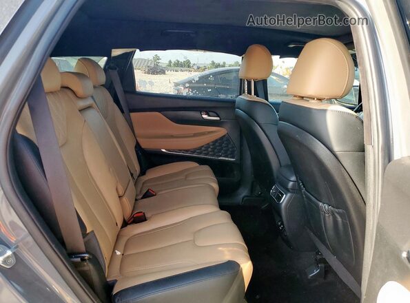 5NMS5DAL2PH538221 2023 HYUNDAI SANTA FE CALLIGRAPHY Gray Вид задньої частини салону
