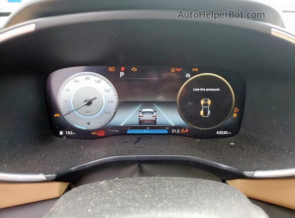 5NMS5DAL2PH538221 2023 HYUNDAI SANTA FE CALLIGRAPHY Gray Вид щитка приладів