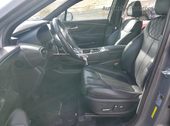 5NMS5DAL7NH396784 2022 HYUNDAI SANTA FE CALLIGRAPHY Gray წინა სალონის ხედი