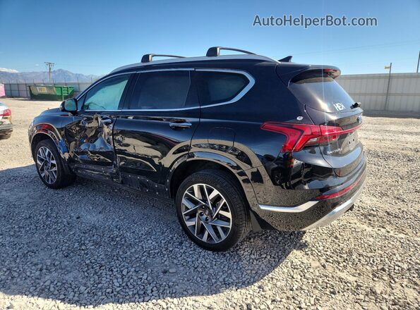 5NMS5DAL7PH517834 2023 HYUNDAI SANTA FE CALLIGRAPHY Black Հետևի ձախ