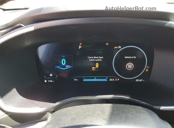 5NMS5DALXPH584962 2023 HYUNDAI SANTA FE CALLIGRAPHY White Instrument cluster view