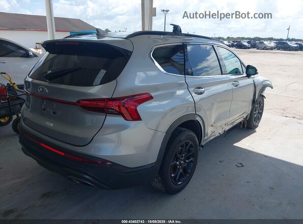 5NMS64AJ0NH414246 2022 HYUNDAI SANTA FE Silver Հետևի աջ