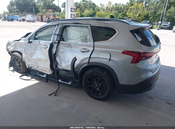 5NMS64AJ0NH414246 2022 HYUNDAI SANTA FE Silver Հետևի ձախ