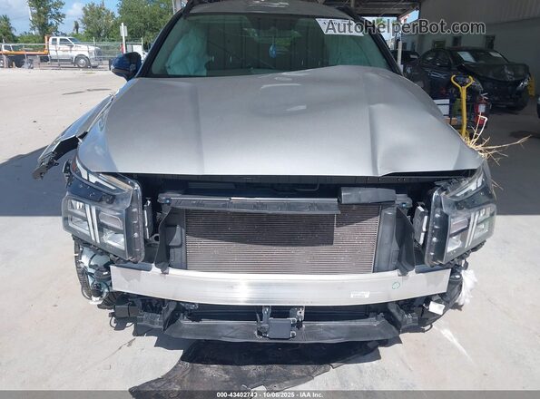 5NMS64AJ0NH414246 2022 HYUNDAI SANTA FE Silver Սալոնի հետևի տեսք