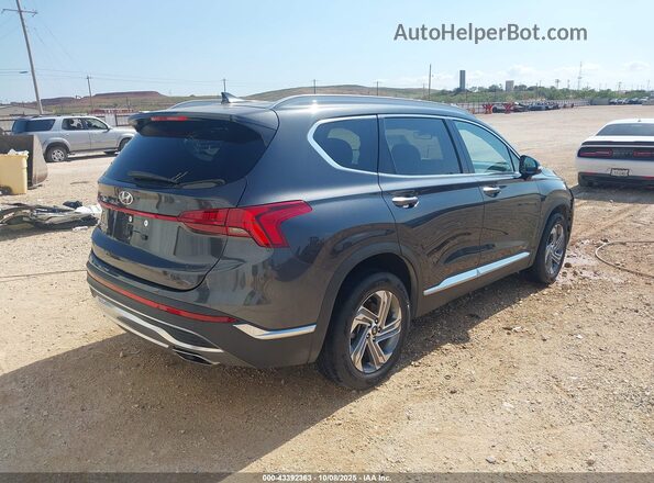 5NMS64AJ2MH309948 2021 HYUNDAI SANTA FE Серый Задняя правая четверть