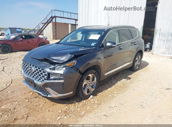 5NMS64AJ2MH309948 2021 HYUNDAI SANTA FE Серый Передняя левая четверть