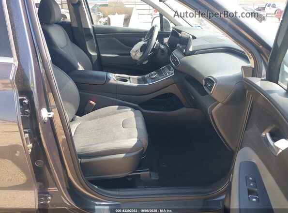 5NMS64AJ2MH309948 2021 HYUNDAI SANTA FE Серый Вид салона спереди