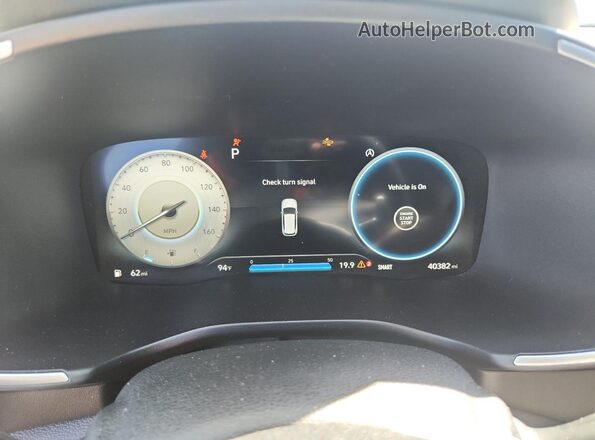 5NMS64AJ3MH327908 2021 HYUNDAI SANTA Gray Սարքավորումների վահանակի տեսք