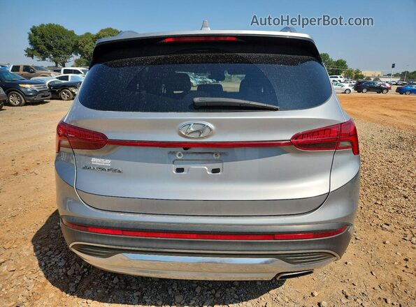 5NMS64AJ3MH335944 2021 HYUNDAI SANTA Silver Вид ззаду