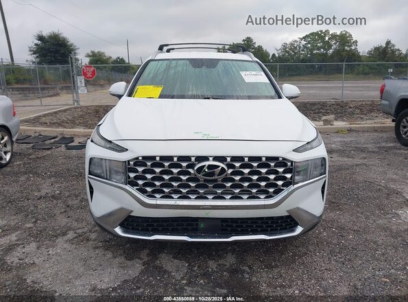 5NMS64AJ5NH418339 2022 HYUNDAI SANTA FE White Սարքավորումների վահանակի տեսք
