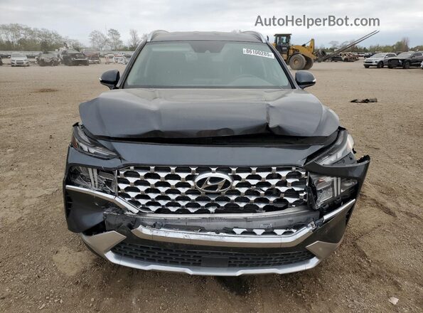 5NMS6DAJ0MH346898 2021 HYUNDAI SANTA Gray Front view