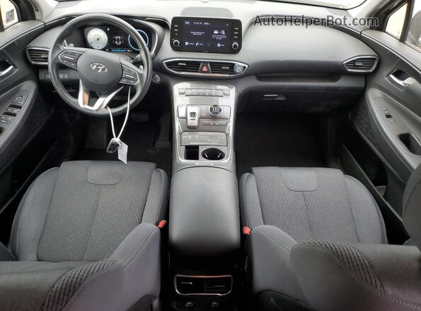 5NMS6DAJ0MH346898 2021 HYUNDAI SANTA Gray Dashboard view