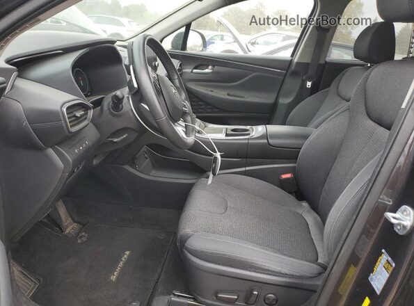 5NMS6DAJ0MH346898 2021 HYUNDAI SANTA Gray Front interior view
