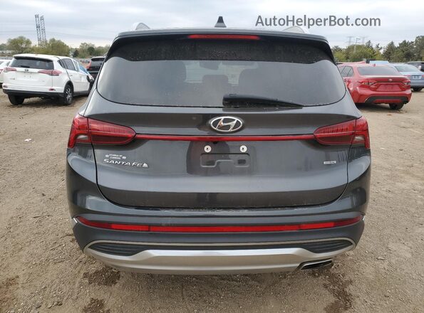 5NMS6DAJ0MH346898 2021 HYUNDAI SANTA Gray Rear view