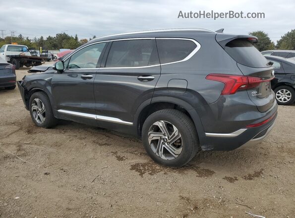 5NMS6DAJ0MH346898 2021 HYUNDAI SANTA Gray Rear left