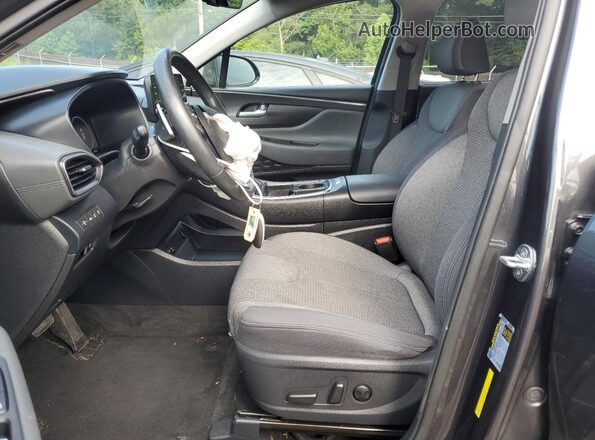 5NMS6DAJ2MH329097 2021 HYUNDAI SANTA Black წინა სალონის ხედი