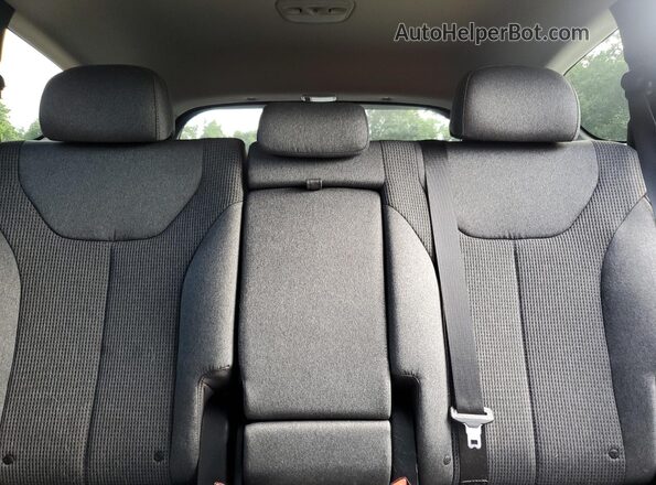 5NMS6DAJ2MH329097 2021 HYUNDAI SANTA Black უკანა სავარძლების ხედი
