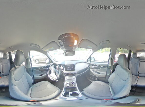 5NMS6DAJ2MH329097 2021 HYUNDAI SANTA Black სალონის 360-გრადუსიანი ხედი