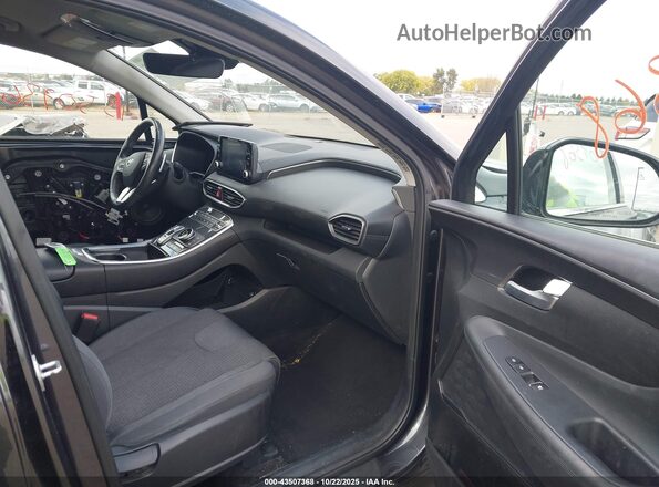 5NMS6DAJ3MH342165 2021 HYUNDAI SANTA FE Gray Widok wnętrza z przodu