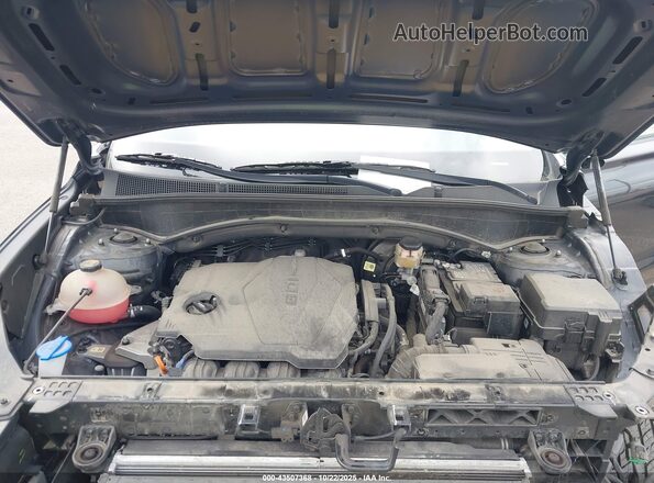 5NMS6DAJ3MH342165 2021 HYUNDAI SANTA FE Gray Widok z tyłu