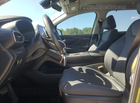 5NMS6DAJ5MH352647 2021 HYUNDAI SANTA Gray Front interior view