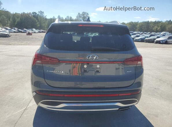 5NMS6DAJ5MH352647 2021 HYUNDAI SANTA Gray Rear view