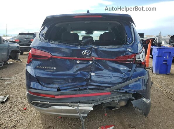 5NMS6DAJ7MH317401 2021 HYUNDAI SANTA Blue Vista trasera