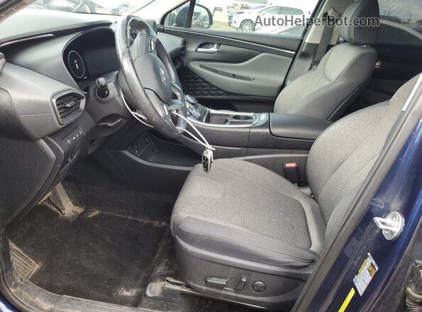 5NMS6DAJ7MH317401 2021 HYUNDAI SANTA Blue Vista interior delantera
