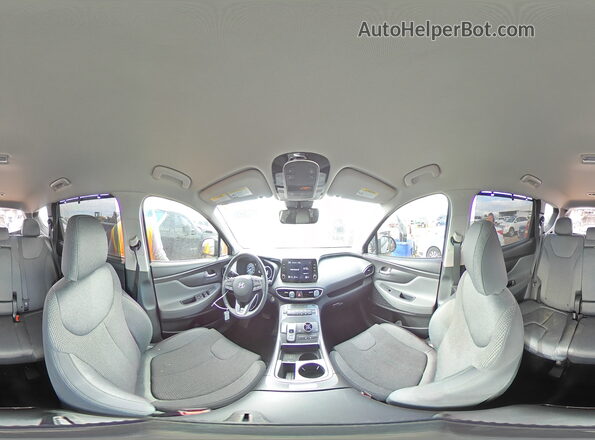 5NMS6DAJ7MH317401 2021 HYUNDAI SANTA Blue Vista interior de 360 grados