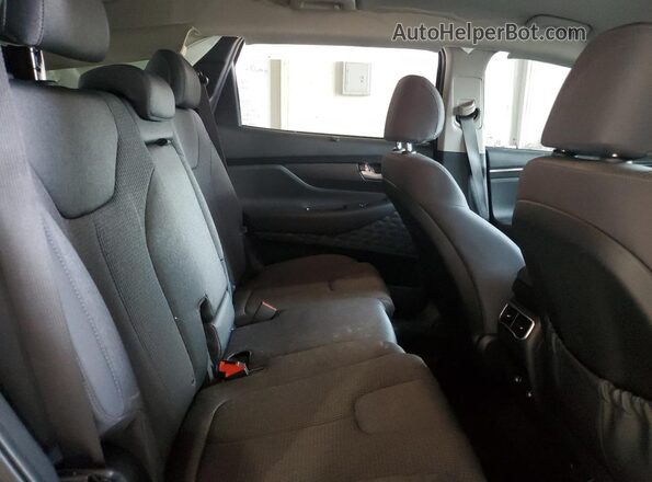 5NMS6DAJXMH348450 2021 HYUNDAI SANTA Black Rear seats view