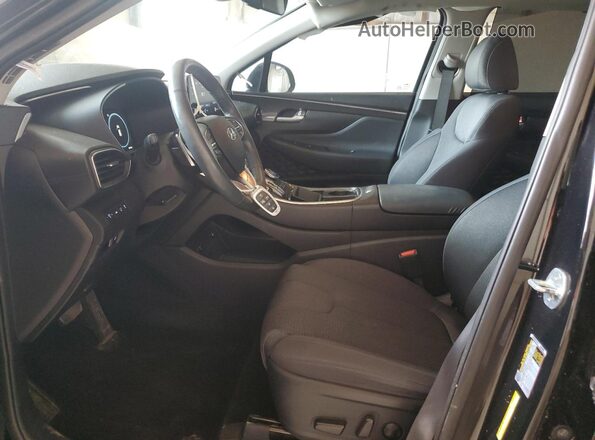 5NMS6DAJXMH348450 2021 HYUNDAI SANTA Black Front interior view