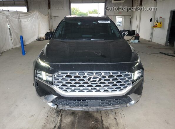 5NMS6DAJXMH348450 2021 HYUNDAI SANTA Black Front view