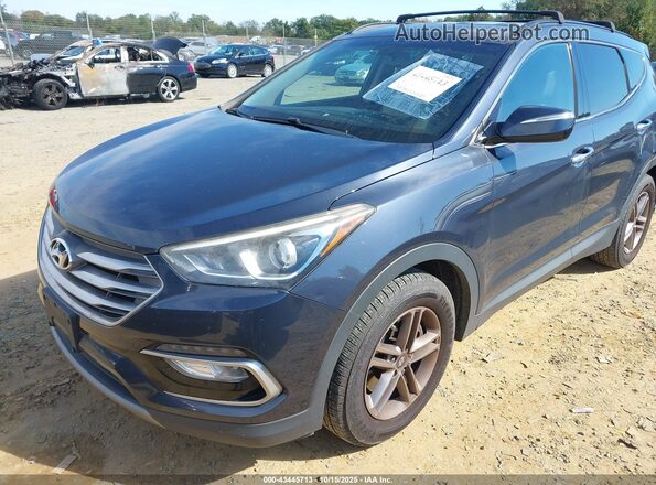 5NMZUDLBXJH059736 2018 HYUNDAI SANTA FE SPORT Blue 