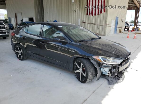 5NPD74LF1JH311865 2018 HYUNDAI ELANTRA Черный 