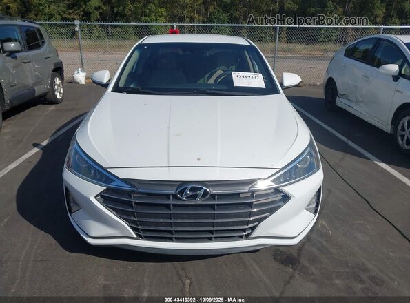 5NPD74LF1LH557138 2020 HYUNDAI ELANTRA White Вид щитка приладів