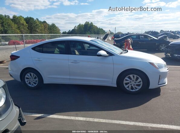 5NPD74LF1LH557138 2020 HYUNDAI ELANTRA White Вид задньої частини салону