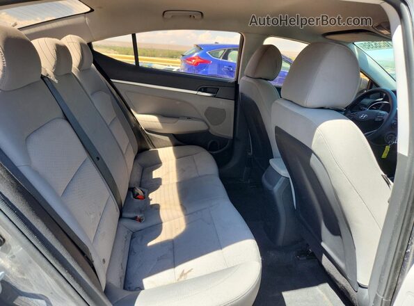 5NPD74LF3LH503887 2020 HYUNDAI ELANTRA Charcoal Vista de los asientos traseros