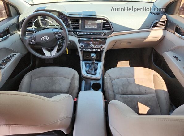 5NPD74LF3LH503887 2020 HYUNDAI ELANTRA Charcoal Vista del salpicadero