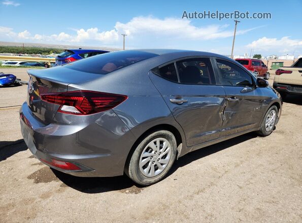 5NPD74LF3LH503887 2020 HYUNDAI ELANTRA Charcoal Trasero derecho