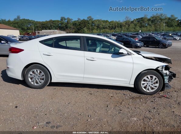5NPD74LF4JH290784 2018 HYUNDAI ELANTRA Белый 