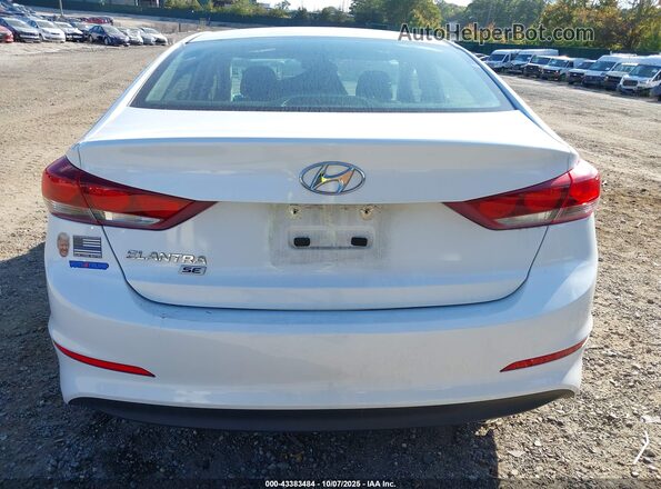 5NPD74LF4JH290784 2018 HYUNDAI ELANTRA Белый 