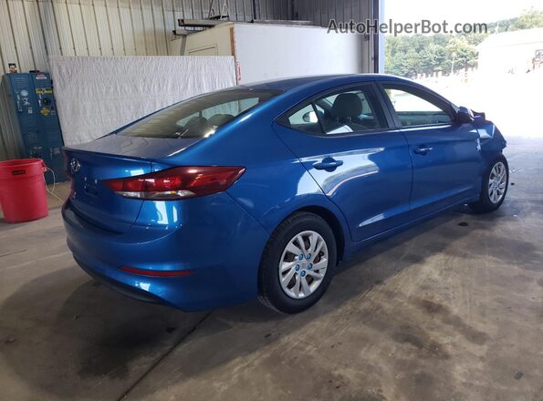 5NPD74LF4JH350790 2018 HYUNDAI ELANTRA Синий 