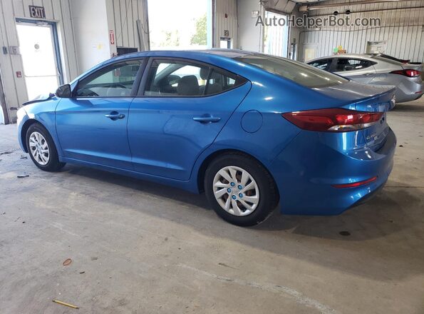 5NPD74LF4JH350790 2018 HYUNDAI ELANTRA Синий 